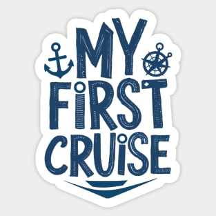 My First Cruise Family Matching Sticker